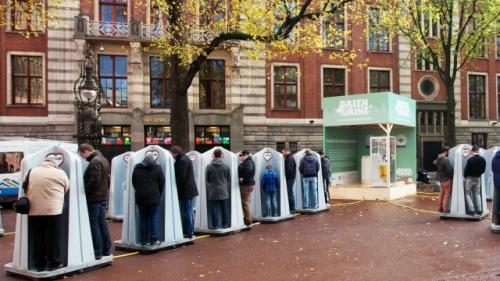 Уличные писсуары Амстердама. 01