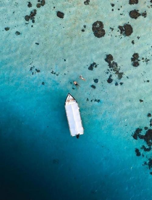 Бора - бора - это не просто точка на карте французской полинезии, это ожившая открытка, которую природа создавала миллионы лет. 01