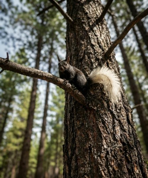 Этот необычно окрашенный зверёк обитает в северной части национального парка гранд-каньон, на плато кайбаб на юго-западе США. 02
