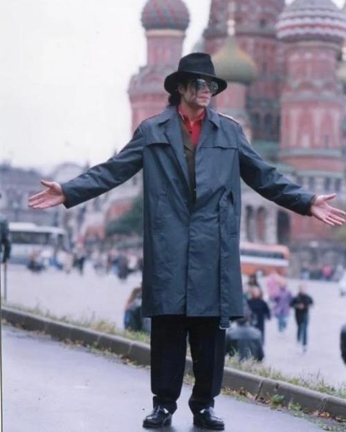 Майкл Джексон в Москве, 1993 год. 
