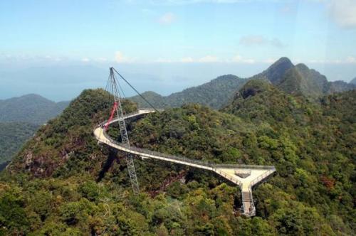Подвесной мост Langkawi Sky Bridge в Малайзии. 02