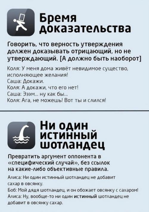 Логические ошибки - следствие слабых аргументов. 01