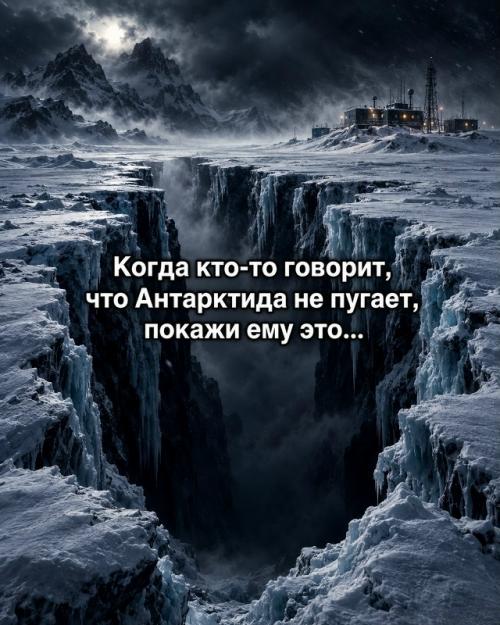 Антарктида кажется пустой и безмолвной, но именно это делает её по-настоящему тревожной. 
