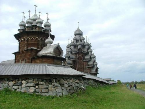 Кижи, Россия.  Музей - заповедник Кижи - один из крупнейших в России музеев под открытым небом. 05