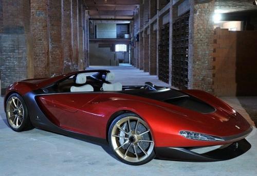 Суперкар Ferrari Sergio Pininfarina V8, 605 л. с., 3 сек., L/E 6 автомобилей.  