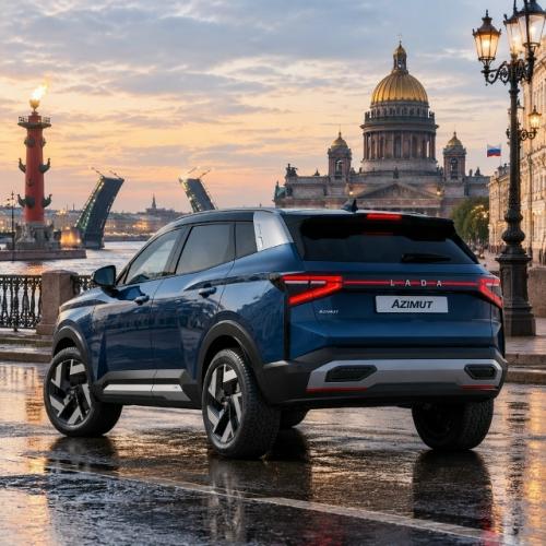 Автоваз показал прототип Lada Azimut с гибридной установкой примерно на 500 лошадиных сил и полным приводом. 03
