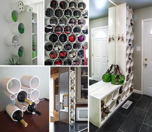 Полезные идеи: дачные поделки из пластиковых труб. 09