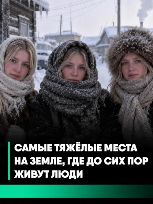 Есть места на земле, где обычная жизнь выглядит почти невозможной. 

