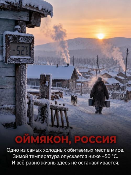 Есть места на земле, где обычная жизнь выглядит почти невозможной. 01