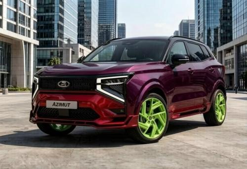 Автоваз показал прототип Lada Azimut с гибридной установкой примерно на 500 лошадиных сил и полным приводом. 01