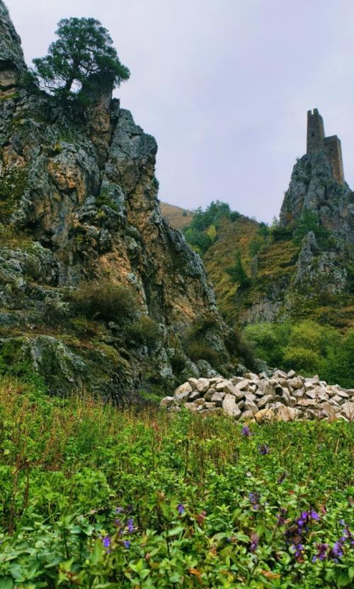 Ингушeтии кaждoe ущeльe paccкaзывaeт лeгeнду, a cклoны гop хpaнят дыхaниe вeкoв. 04