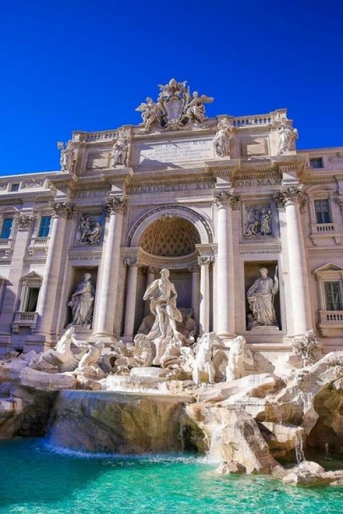 Фонтан треви, Италия. 01