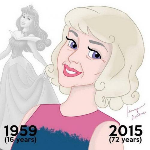 Постаревшие принцессы Disney. 06