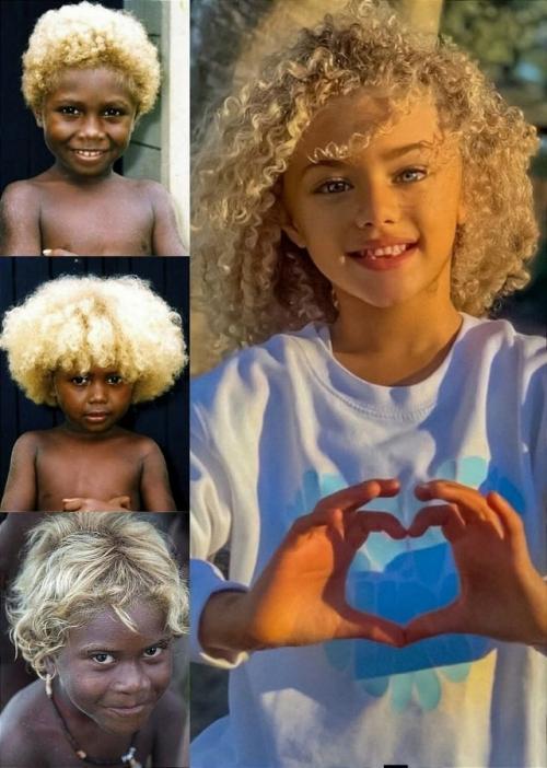 Темнокожие блондины - загадка, над которой бьются генетики много лет. 

