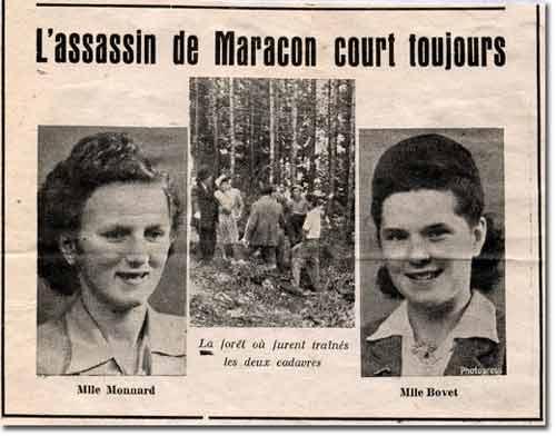 Убийство двух девушек Марии - Терезы Бове и Элен моннар произошло 19 июня 1949 года в лесу коммуны маракон кантона во.  