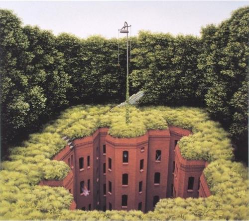 Польский художник Яцек йерка прославился на весь мир своими фантазийными картинами - загадками. 02