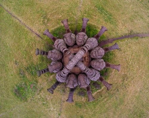 Арт - парк Никола - Ленивец с высоты птичьего полета. 06