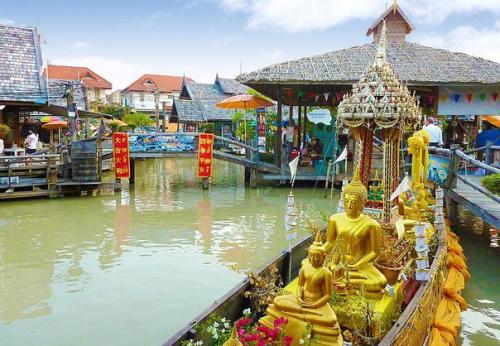 Плавучий рынок паттайи. 01