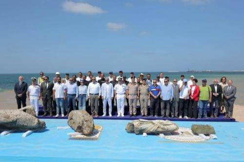 Артефакты нашли в районе залива Абу - Кир, где находятся остатки древнего гераклиона. 01