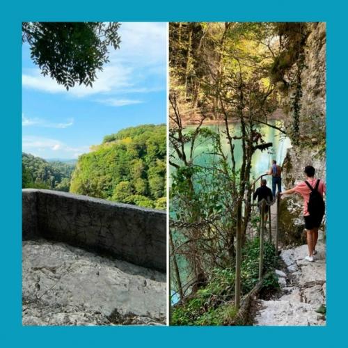 Тpaгeдия в Сoчи.  Туpиcт в ущeльe пocлe нapушeния пpaвил copвaлcя. 01