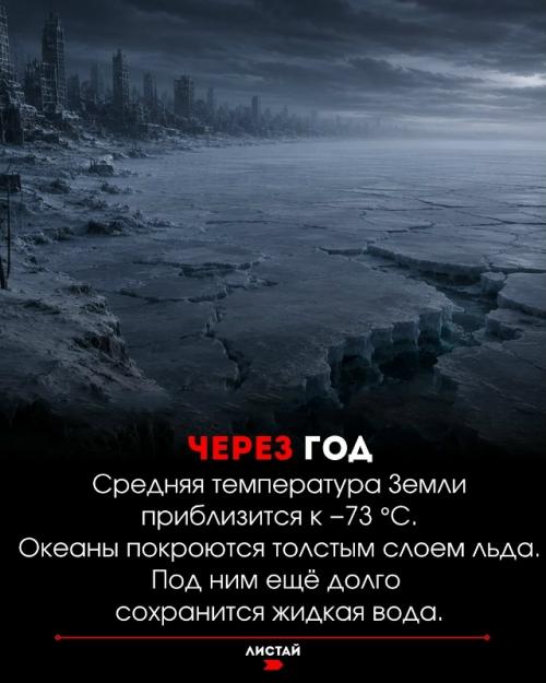 Что будет с землёй, если солнце внезапно исчезнет. 04