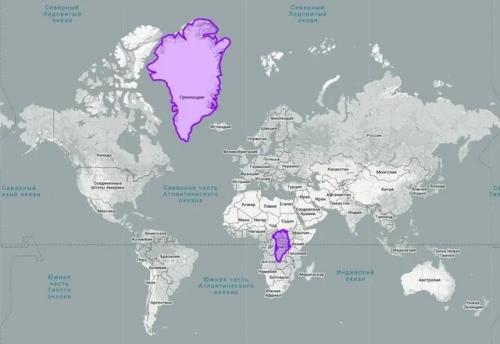 Африканцы призывают отказаться от географических карт, которые Уменьшают их континент.