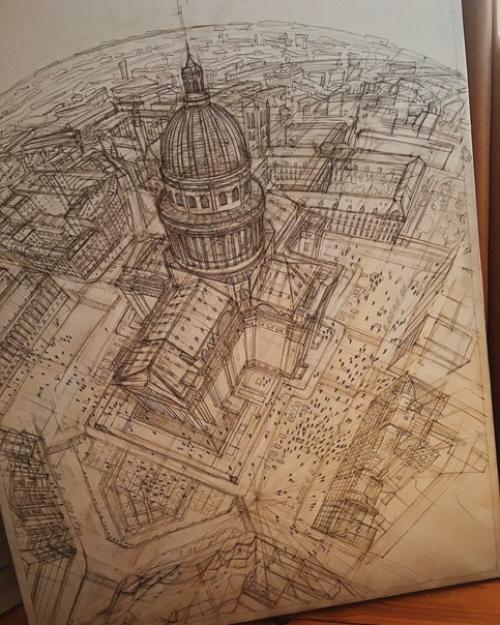 Так выглядит лишь курсовая работа на факультете архитектуры. 03