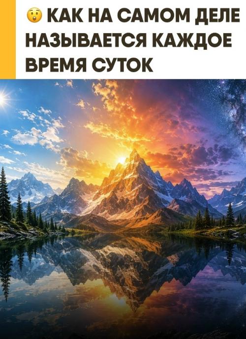 Почему утро, день и вечер не имеют чётких границ. 
