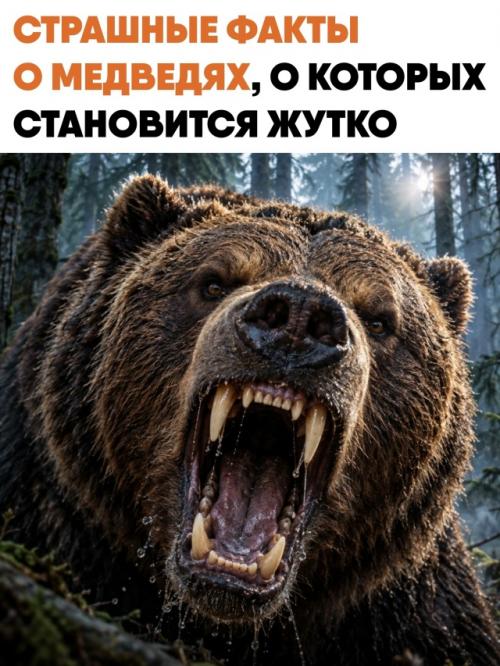 Слепое умиление лесными медведями человеку смертельный приговор при встрече гарантирует. 
