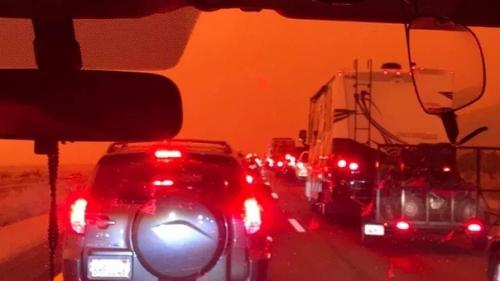 Разница в одни сутки, город форт - коллинс, штат Колорадо. 02