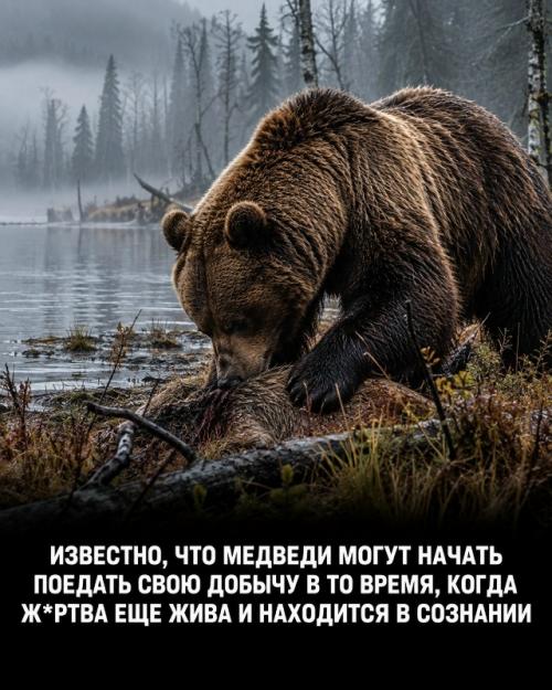 Слепое умиление лесными медведями человеку смертельный приговор при встрече гарантирует. 03