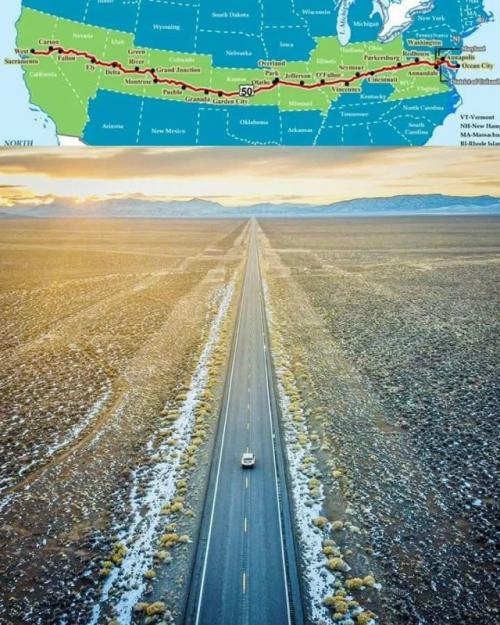 Маршрут 50 - cамая одинокая дорога в Америке! Маршрут 50 - cамая одинокая дорога в Америке!
