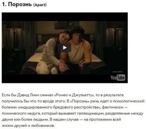 10 умопомрачительных фильмов, о которых вы никогда не слышали.