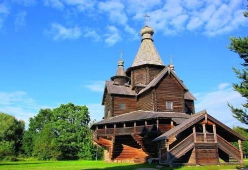 Витославлицы - новгородский музей народного деревянного зодчества. 08