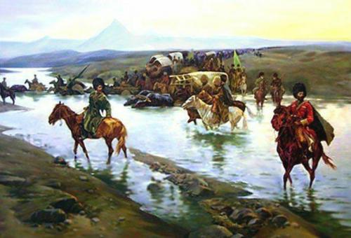 Дикая Дивизия русской императорской армии состояла в основном из кавказских мусульман. 01