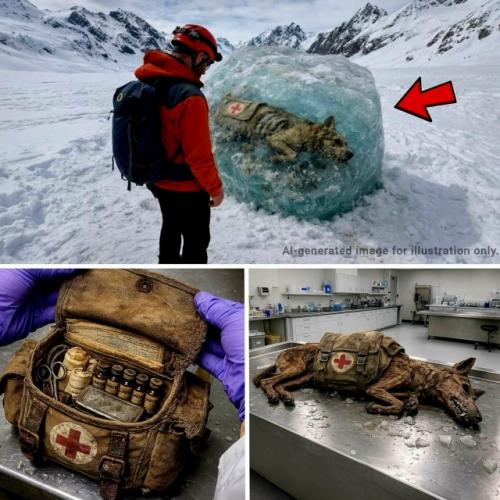 Альпинист обнаруживает замерзшую немецкую овчарку - ученые узнают правду и ломаются.
