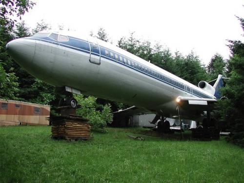 Жилой дом из Boeing 727.
