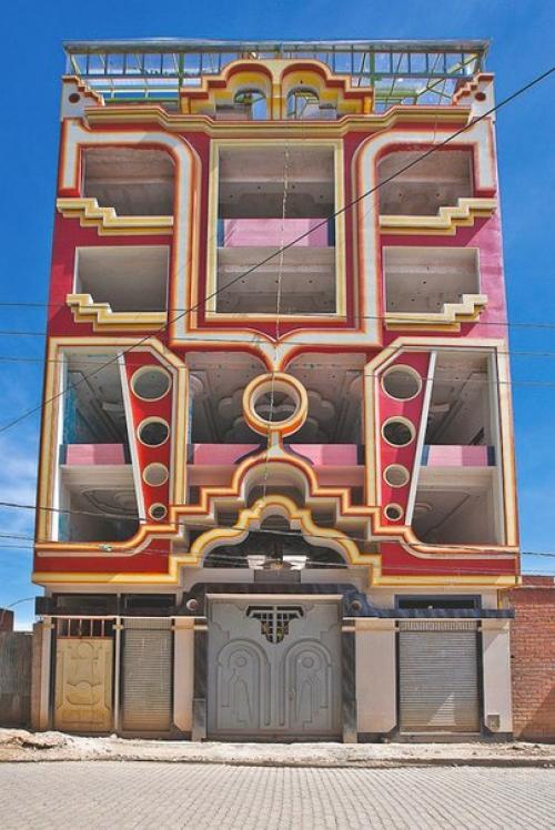 Инопланетные дома в горах Боливии. 07