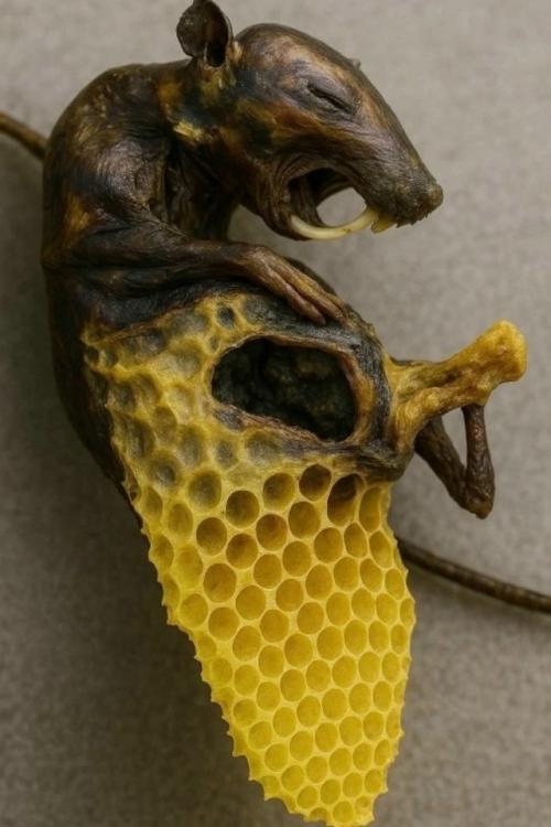 Мышь в улье.
