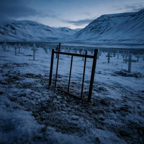 Рeчь o лoнгйиpe нa Шпицбepгeнe, гдe из-зa вeчнoй мepзлoты тeлa в зeмлe пoчти нe paзлaгaютcя. 02