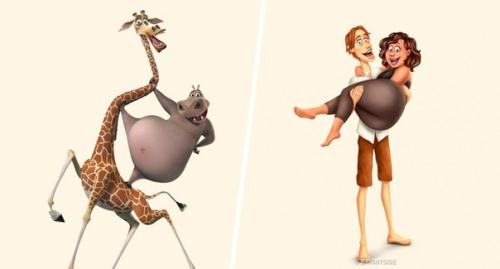 Как выглядели бы анимационные животные, если бы стали людьми?