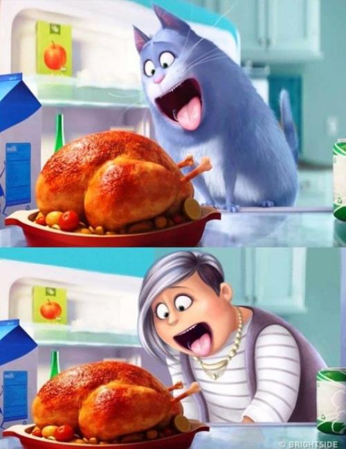 Как выглядели бы анимационные животные, если бы стали людьми? 02