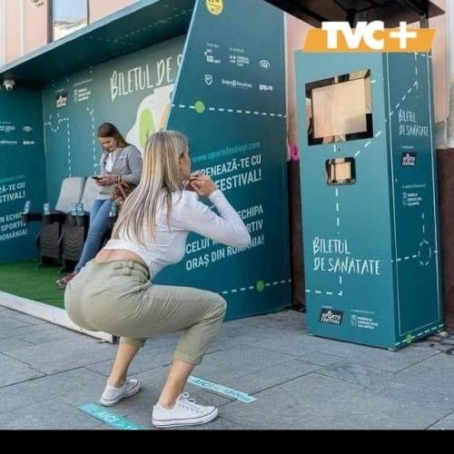 На местном автовокзале установили специальный терминал для сторонников здорового образа жизни. 02