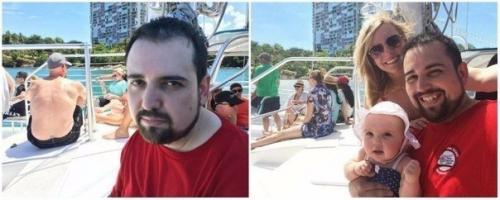 Кевин блендфорд из Кентукки выиграл бесплатное путешествие на двоих в пуэрто - рико как один из лучших сотрудников своей компании. 01