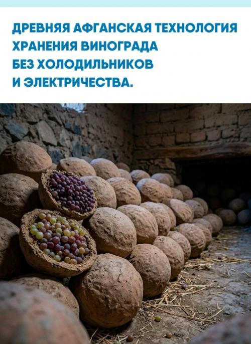 В суровых условиях северного Афганистана две тысячи лет назад научились сохранять свежесть продуктов без помощи современных инженерных систем.  