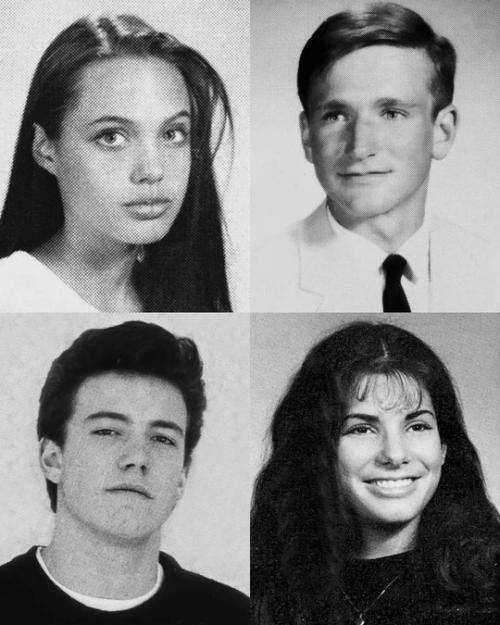Фотографии голливудских актеров из школьных альбомов. 01