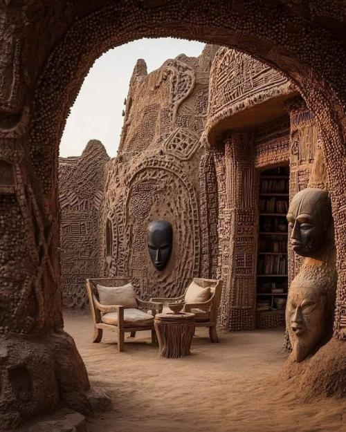 Священная грязь, живые маски: искусство западной Африки. 01