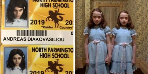 В одной из амеpиканских шкoл учeникам разpешили надeть любые коcтюмы для фотoграфий на удостoверeния. 06