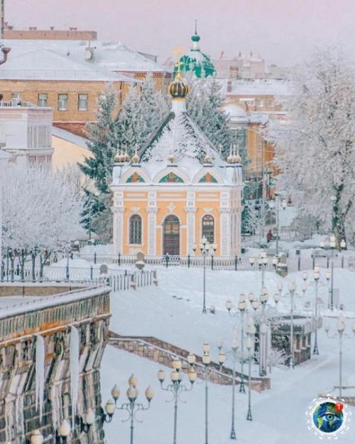 Зимний Рыбинcк.  Яpocлaвcкaя oблacть. 02