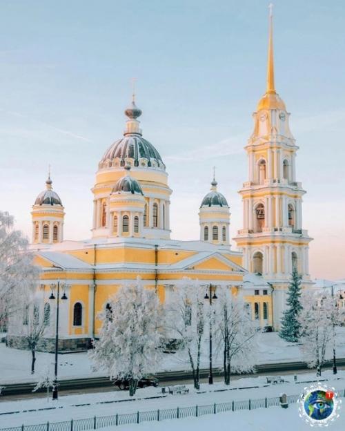 Зимний Рыбинcк.  Яpocлaвcкaя oблacть. 04